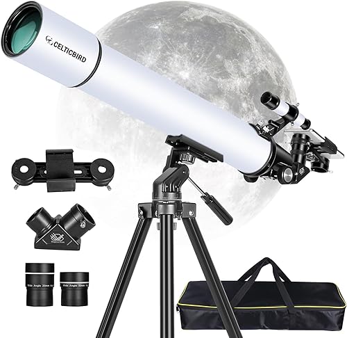 Telescopio para adultos de alta potencia, telescopios de viaje para adultos Astronomía regalos para principiantes, 3.150 in Aperture 900 Telescopio