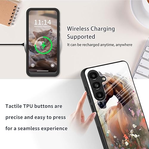 Miniatura 540 de Funda para Samsung Galaxy A13 5G, cuerpo completo resistente de vidrio templado alto+TPU suave parachoques funda protectora para Galaxy A13 5G