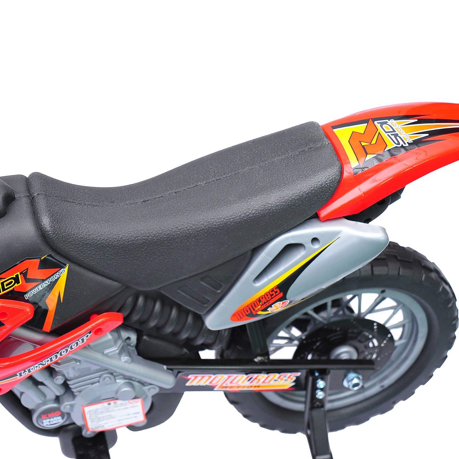 HOMCOM Moto Electrica Infantil 6V Recargable Niños 3+ Años 102x53x66 cm Rojo