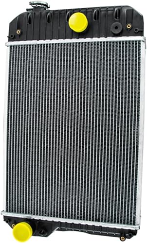 Miniatura 7 de ALLOYWORKS - Radiador compatible con PERKINS 1104A-44T 1104C-44 1104C-E44 1104D-44T Caterpillar CAT 416C, radiadores estacionarios de flujo