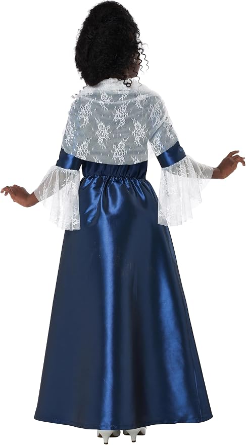 Vestido colonial para niñas miniatura 3