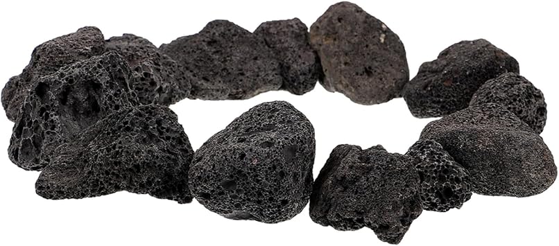 Sosoport Natural Volcanic Rocks for Aquarium and Garden Decorative Landscape Stones for Plant Health Versatile Use Terrariums Fire Pits and Water Gardens
