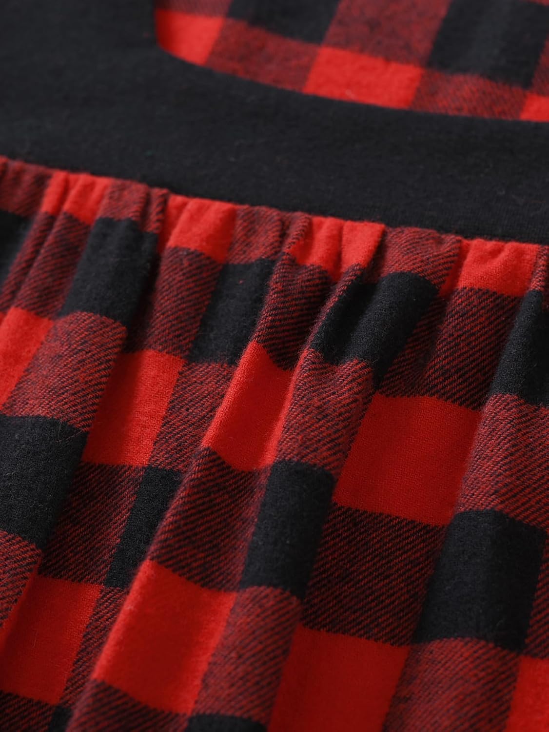 Latuza Women's Long Flannel Nightgown Square Neck Nightgown - Image 5