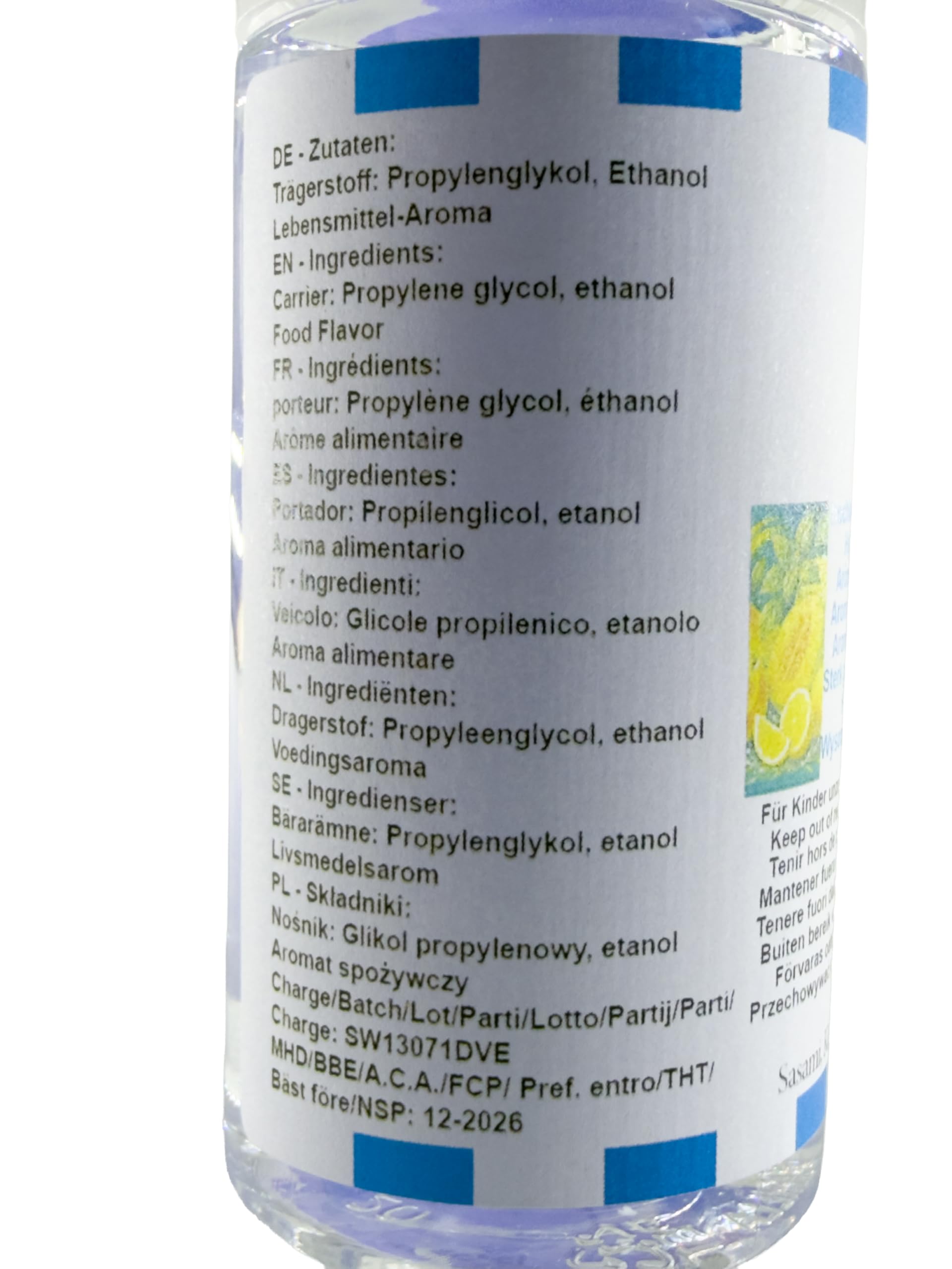 Citrus Dew - Melone-Zitrone-Basilikum Aroma Konzentrat - Vegan - Sasami - 100ml