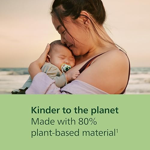 Miniatura 5 de Philips Avent Ultra Air - Chupetes con diseño ortodóntico, para bebés de 0 a 6 meses, tetina de silicona suave simétrica, sin BPA, 2 estuches de