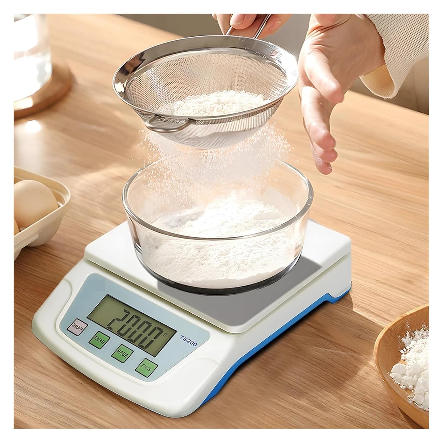 キッチンスケール デジタルキッチンスケール、肉ベーキングウェイト用食品スケール、ホームオフィス用デジタルキッチン高精度精密スケール