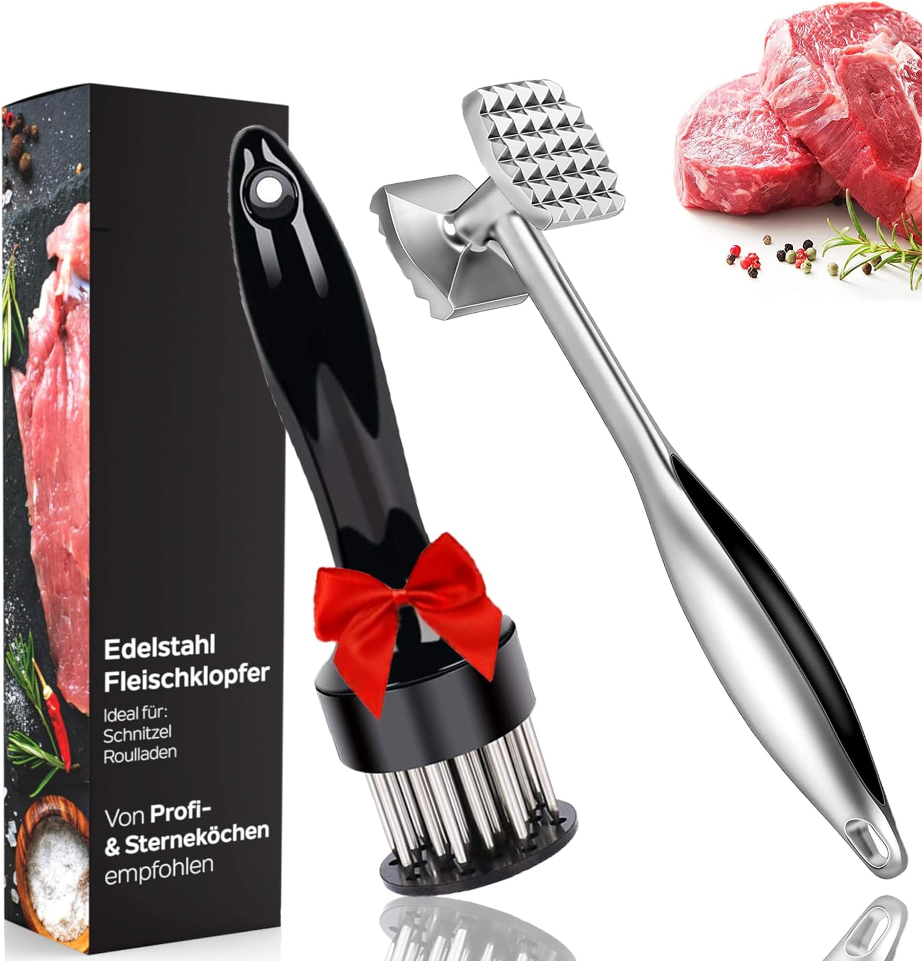 Attendrisseur De Viande à Poing - Inox - Italian Cooking Store - Neuf