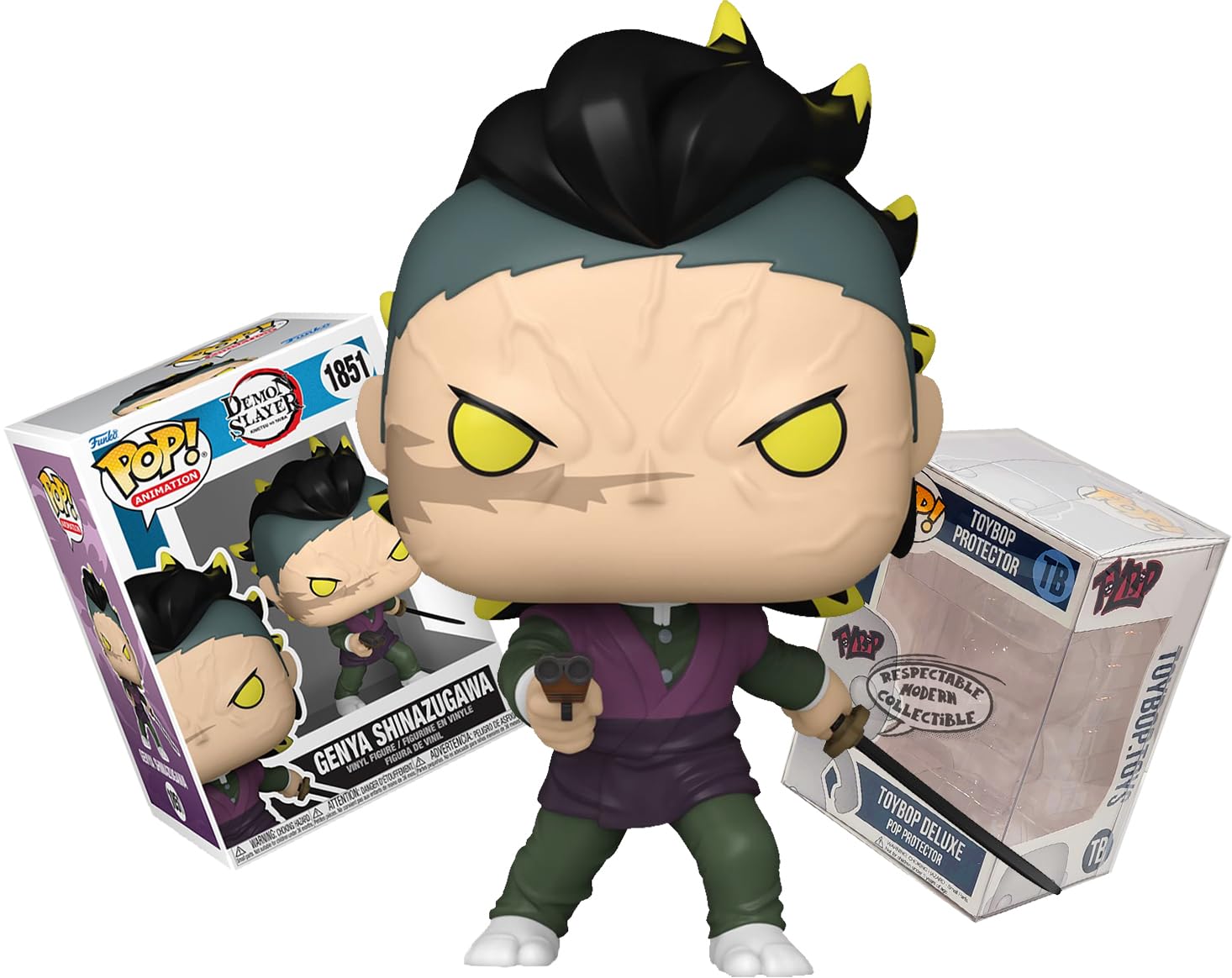 Amazon.com: Funko Genya Shinazugawa (Demon Form with Sword and