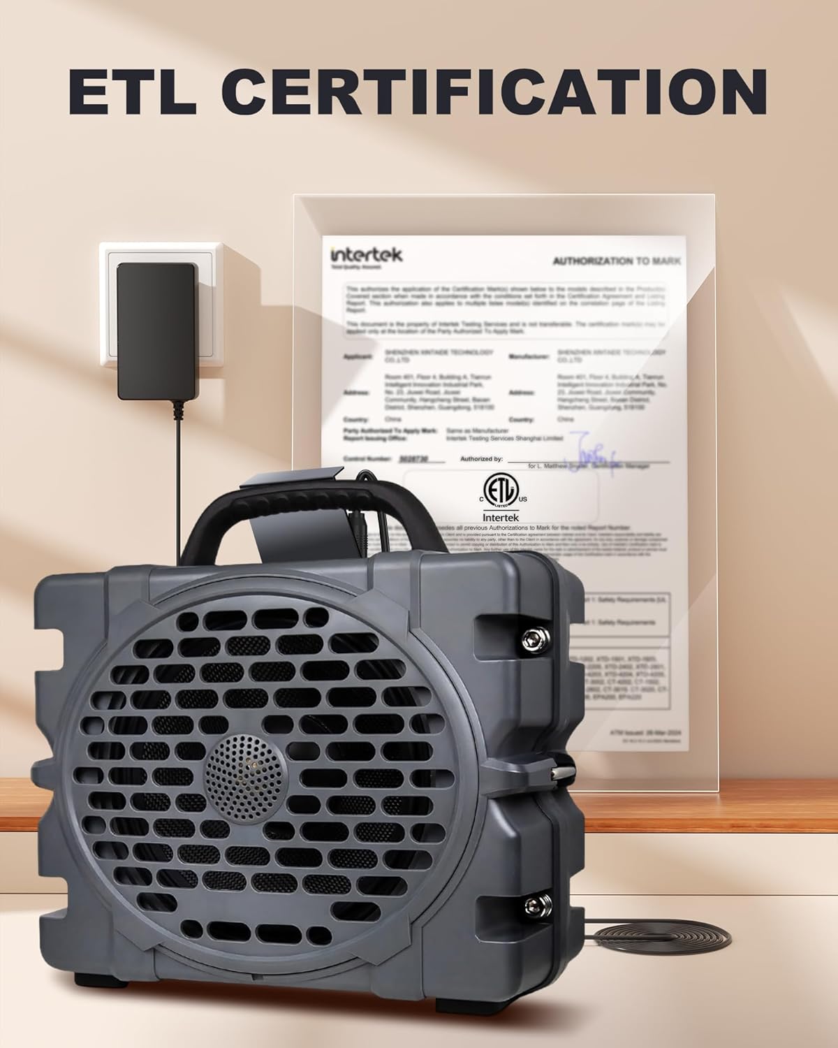 20V Speaker Charger for Turtlebox Grande: Loud! Outdoor Portable Bluetooth 5.4 Speaker GQ48-200300-AU Power Supply Replacement.