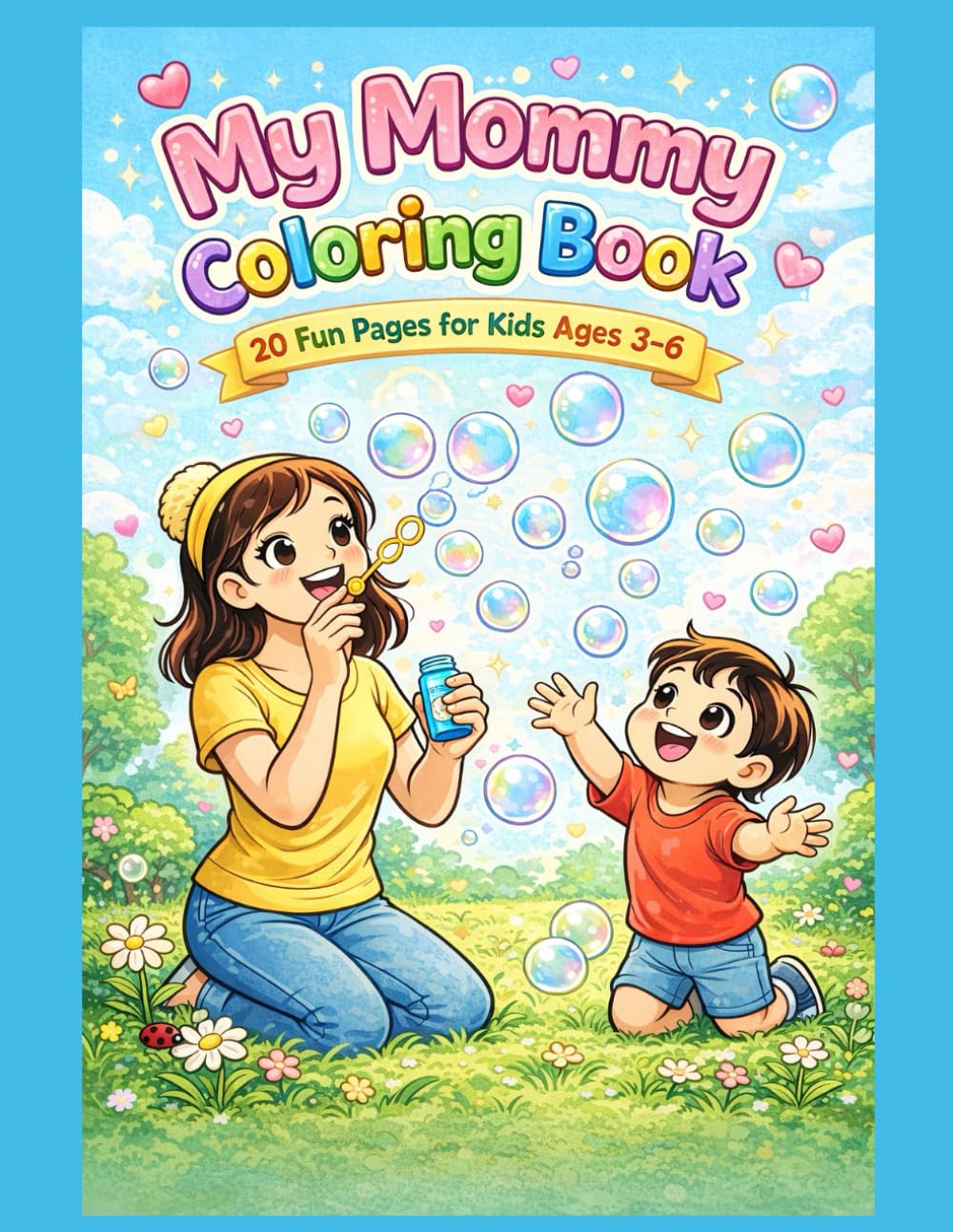 My Mommy Coloring Book: 20 Fun Pages for Kids Ages 3–6 – Cute and Full-Page Illustrations to Color with Mom (Sweet Family Moments Coloring Books)