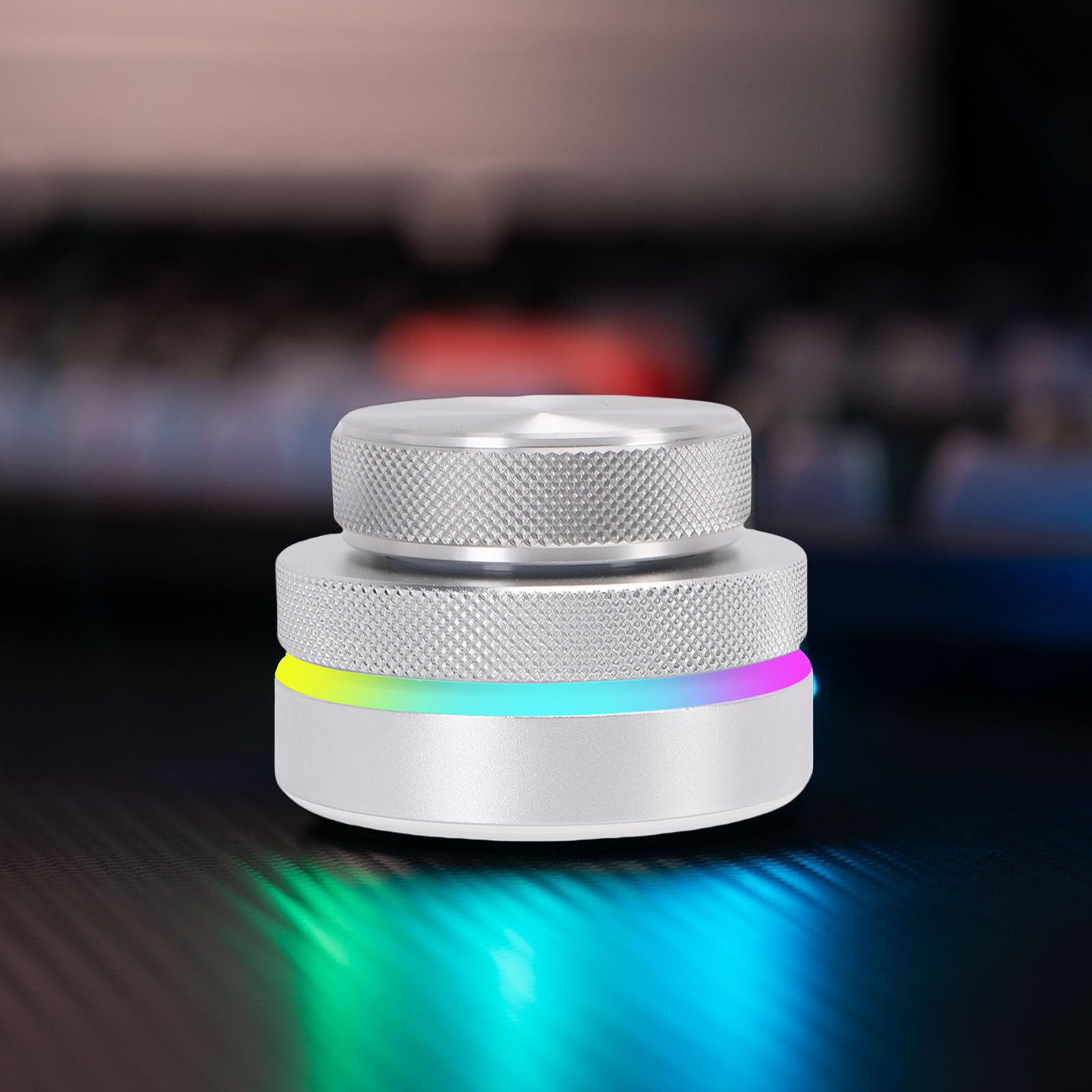 Anpassbarer -Controller, Bluetooth 5.0 2,4 G USB C Kabelgebundenes RGB-Licht mit DREI Modi, mit EIN-klick-Eingang für Multimedia-Digital-Audio-Workstation-Videobearbeitung