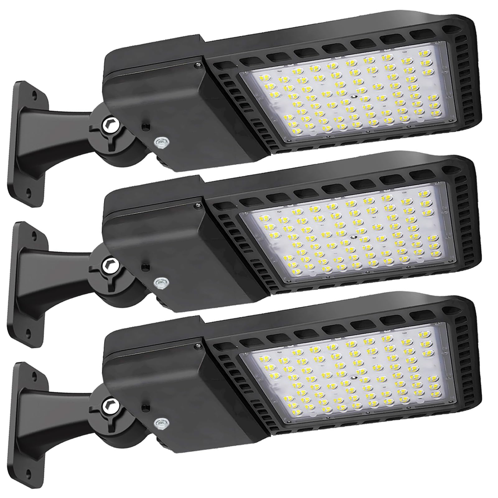300W LED Parking Lot Light with Dusk to Dawn Photocell, Adjustable