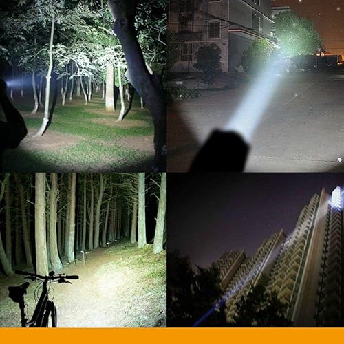 Miniatura 7 de Linterna LED de alta potencia  1200 lúmenes brillante zoom foco o reflector  5 modos  más brillante ultra ligero, tamaño de bolsillo, impermeable,