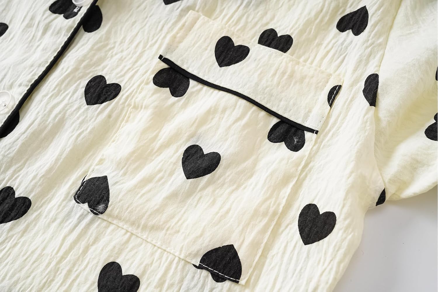 Vopmocld Girls Button Down Pajama Sets Soft Polyester Lapel Collar Long Sleeve Long Pants Sleepwear for Teen Cozy Nightwear - Image 2