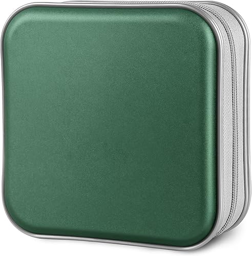 Miniatura 37 de Funda para CD, capacidad para 40 unidades, para CD/DVD, cartera, de plástico duro, DVD, carpetas de almacenamiento para automóvil, hogar, oficina,