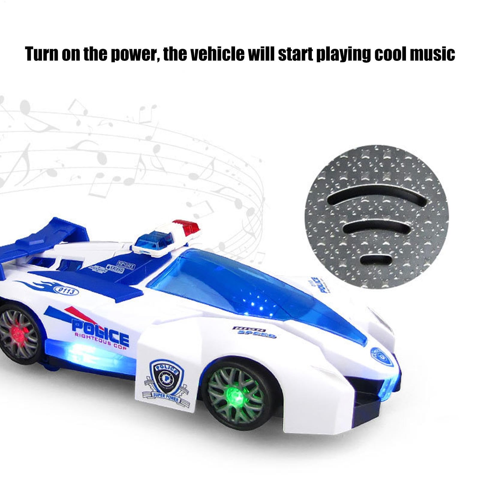 Générique Voiture de Transformation,Voiture de Transformation, Jouet de véhicules d’Avion électrique, d'avion transformables, véhicules d'avion avec lumière et Musique pour de 3 à 5 Ans
