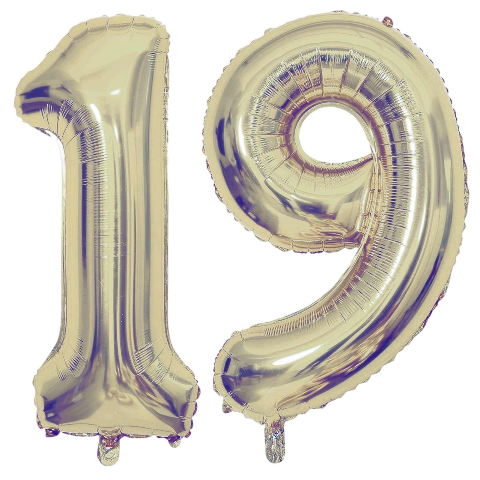 Champagne Gold Number Balloons - 40 Inch -18 Champagne Gold Number Balloons - 40 Inch -18