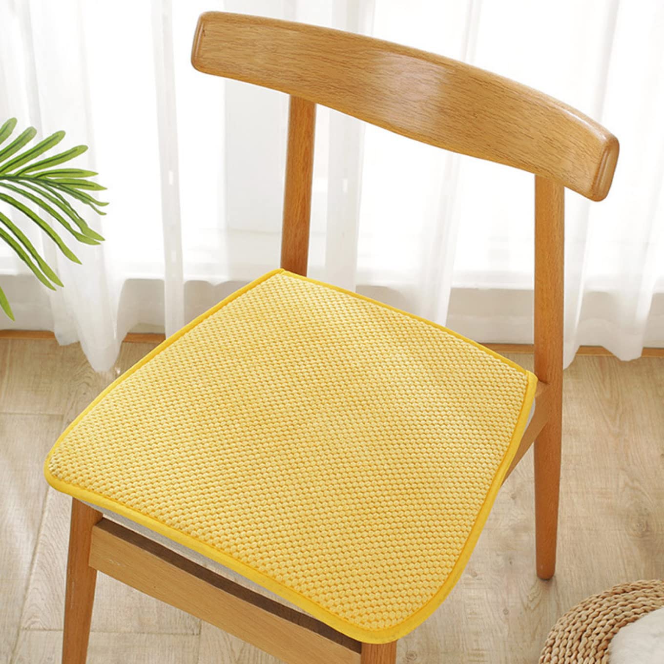 Amazon.co.jp: HGJH シートクッション チェアパッド 50*50cm*4 厚手