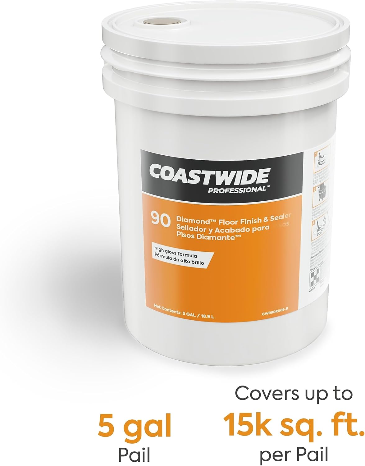 Coastwide Professional Diamond Floor Finish, 5 gal./18.9L