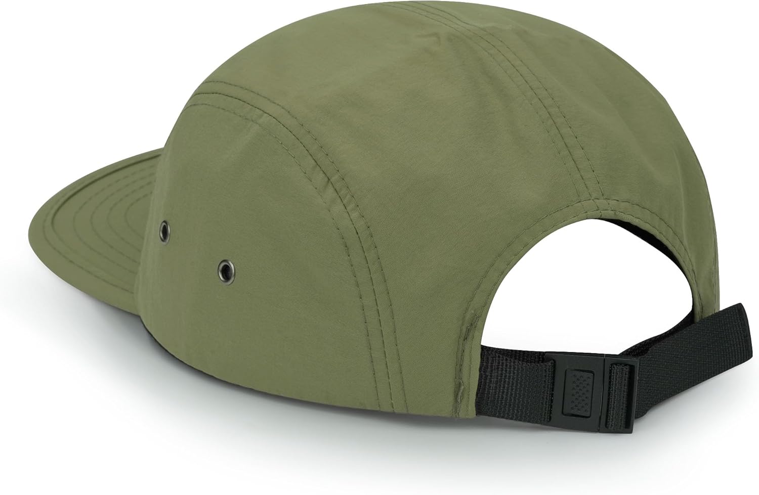 CLAPE Men's Snapback Hat 5 Panel Hat Women Flat Brim Embroidered Baseball Cap with Adjustable Straps Outdoor Camper Hat - Image 4