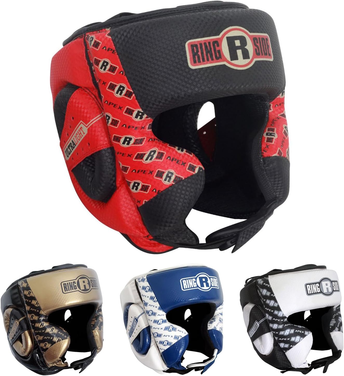 Ringside Competition Boxing Muay Thai MMA Sparring Head Protection Headgear with Cheeks
