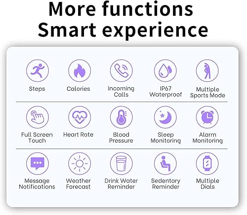 Miniatura 3 de Rival - Relojes inteligentes para hombres, mujeres y adolescentes  Reloj de fitness todo en uno  Reloj de contador de pasos, reloj con monitor de