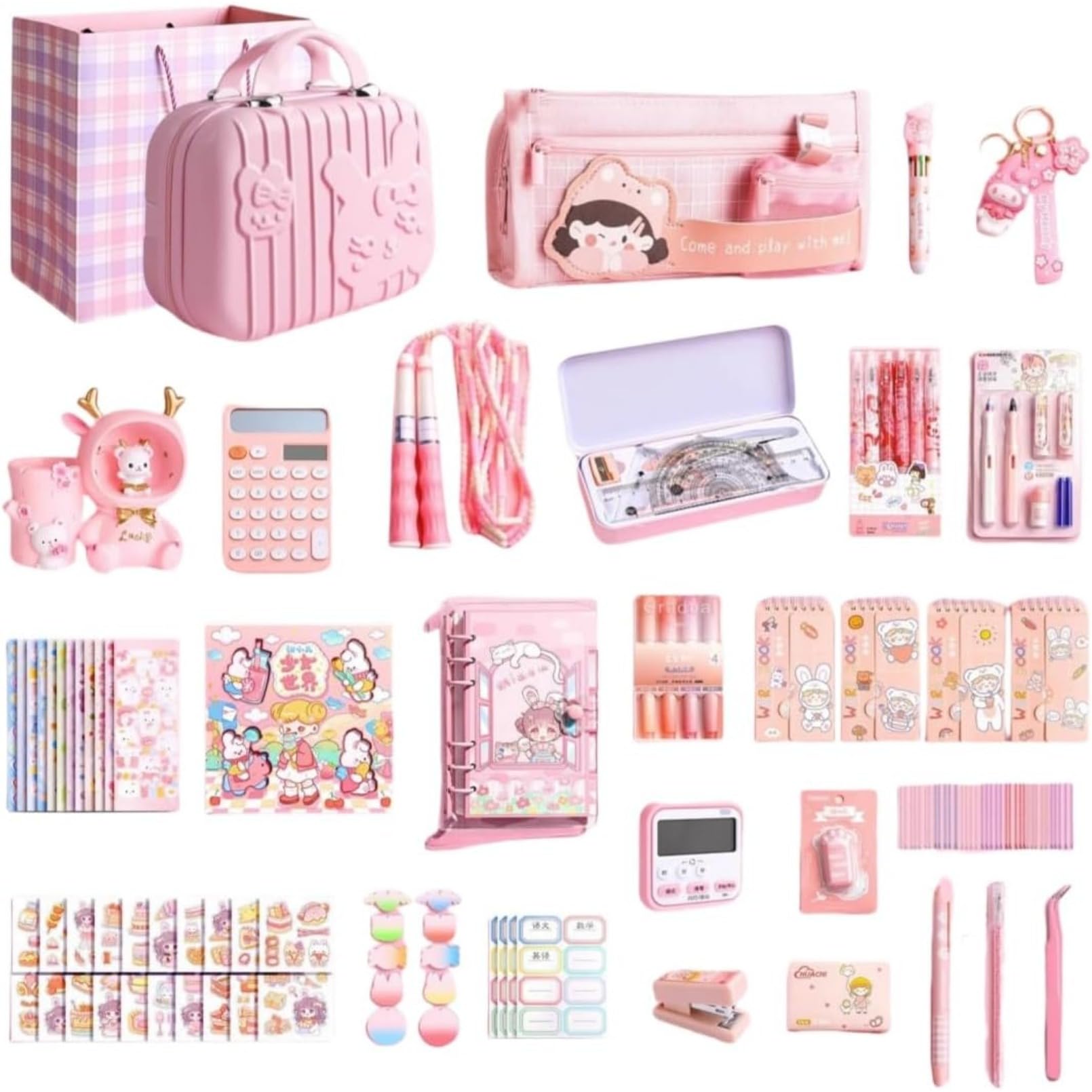 Amazon | ULOVEJOY女の子向け 学習文具セット 誕生日プレゼント/新学期