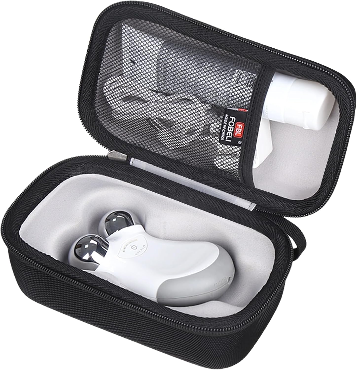 FBLFOBELI Hard Travel Case for NuFACE MINI+ Starter Kit, Hunvva EP-300 Mini Microcurrent Facial Device (Case Only) (Black)