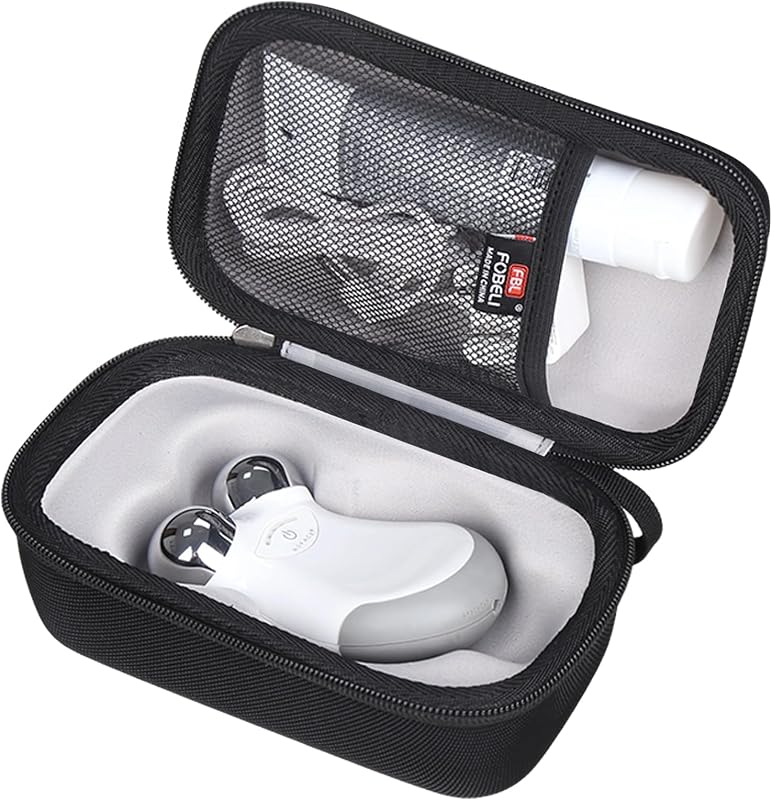 FBLFOBELI Estojo rígido preto para NuFACE MINI+ Starter Kit e Hunvva EP-300 Mini