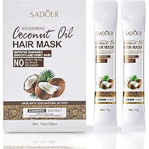 Mini Hair Mask Packets for Dry Damaged Hair & Frizzy Hair, 10ml x 20PCS