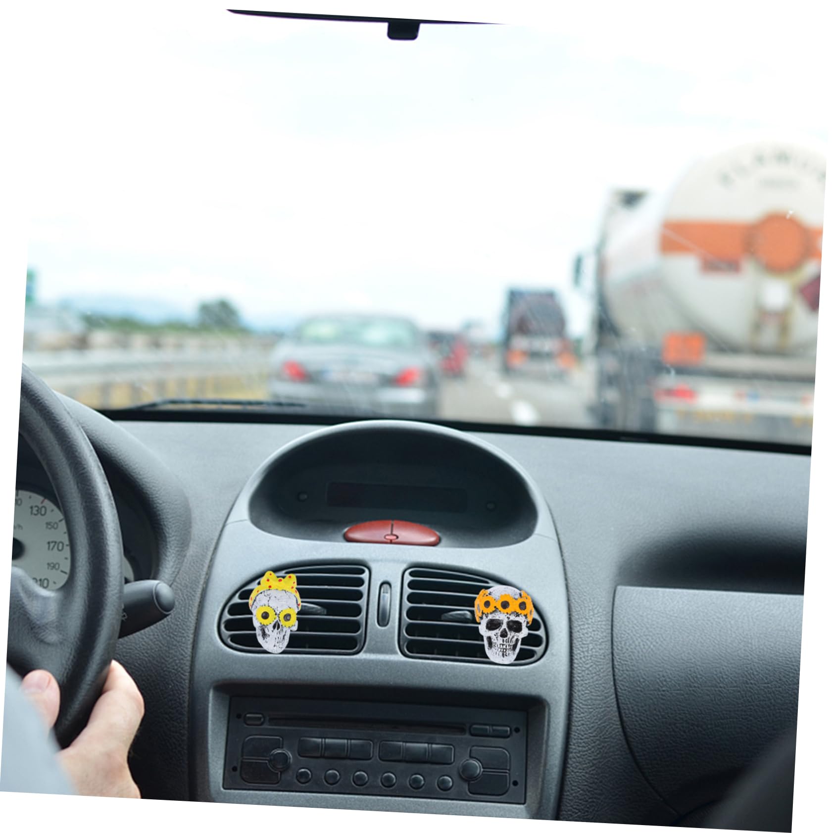 GLEAVI 4sets Clip Fantasma Per Auto Decorazioni Per Ventilazione Con Profumo Accessori Per Interni Auto Elegante e Resistente Per Coprire Odori Sgradevoli