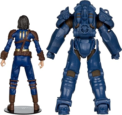 Miniatura 4 de McFarlane Toys - Fallout 4 T-60 Vault Tec y Sole Survivor 2 Pack
