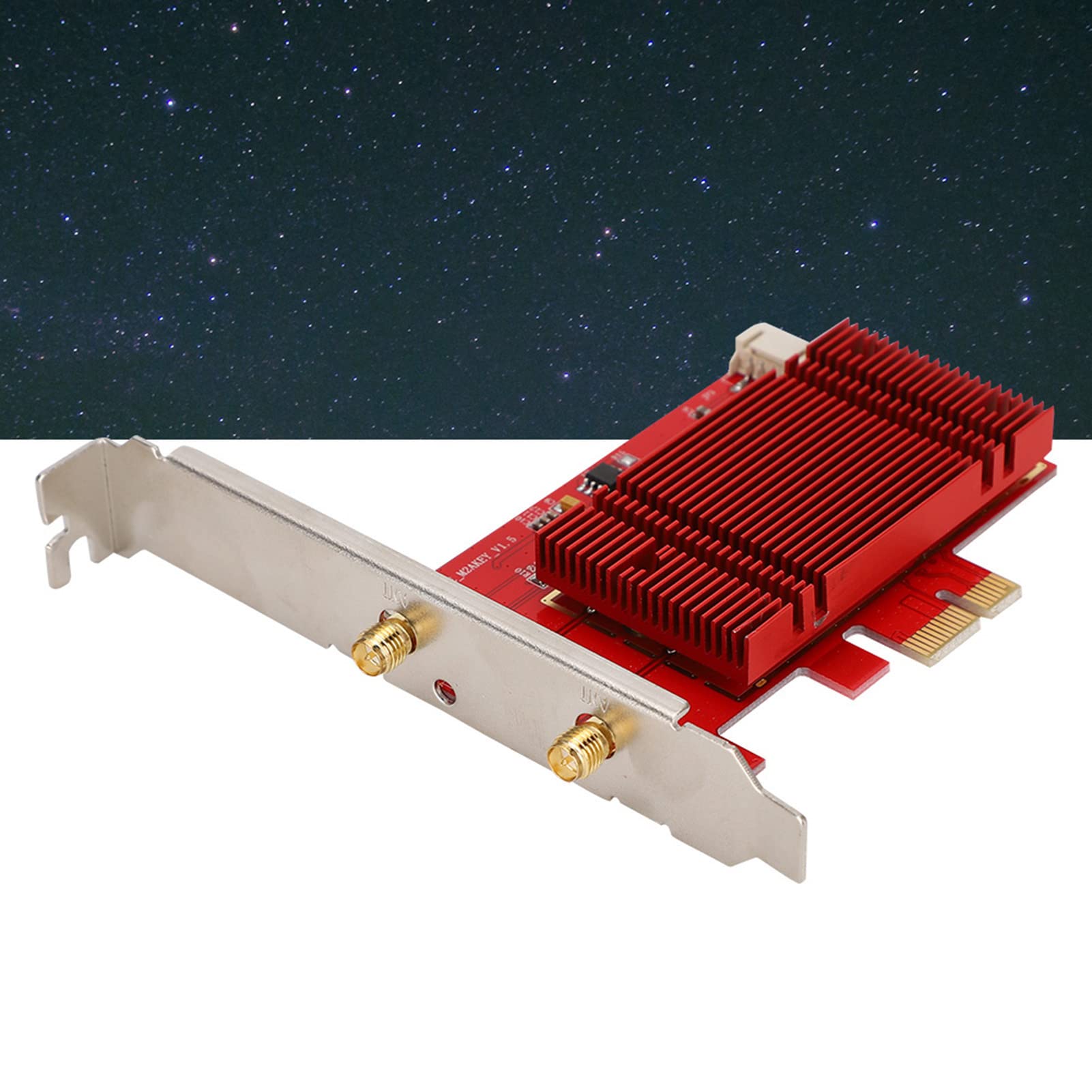 Ejoyous AX200NGW Wi-FI 6 Carte Réseau Fil, 2400Mbps PCI-E
