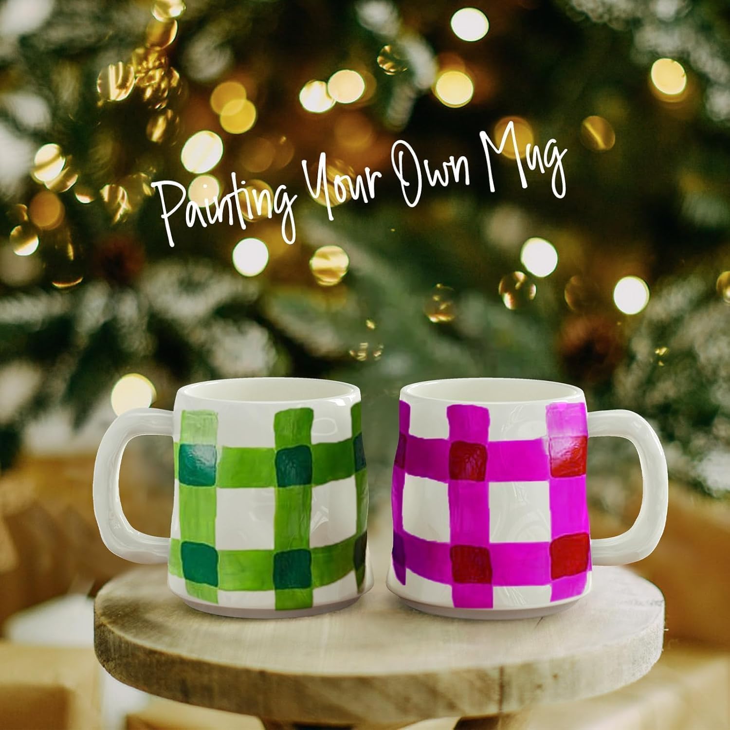 Paint Your Own Mug Set, Mother's Day Pottery Kit Includes Mugs, Brushes, Paints and Painting Inspiration Guide, Mug Painting Kit, Personalised Gift for All - Image 6