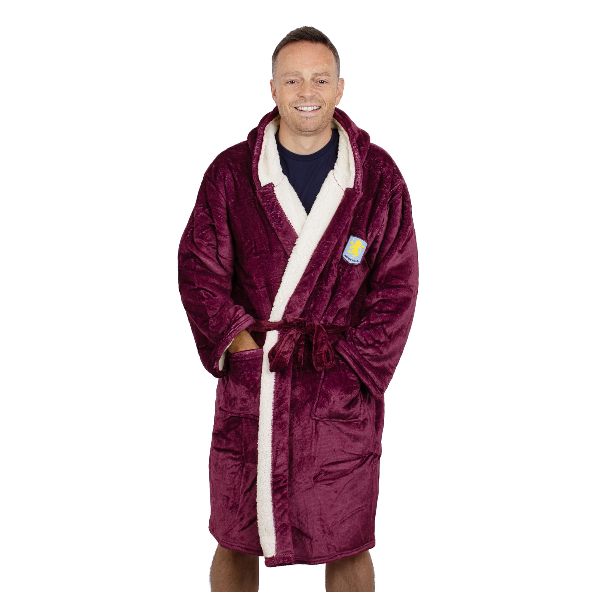The Gift Scholars Aston Villa Men's Dressing Gown