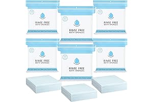 Convenient Rinse-Free Bath Sponges