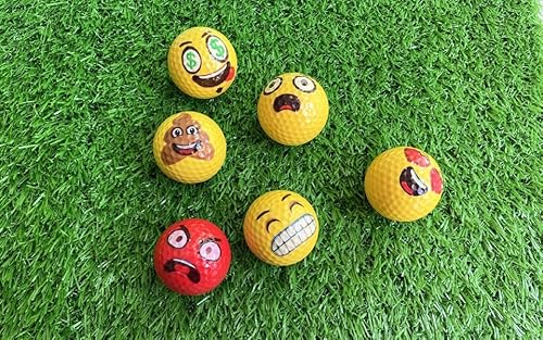 Lightahead Usgolfer 12 Emoji Golf Balls Gift Set, A Fun Novelty, Practice, Putt Or Play Golf Balls Great #TOP4