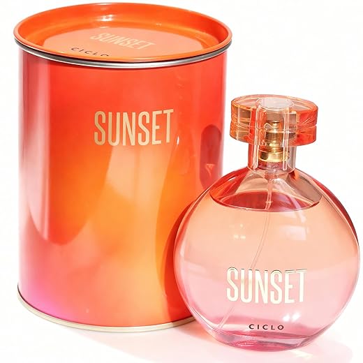 Perfume Feminino Sunset Deo Colonia Lata100ml Ciclo Cosméticos