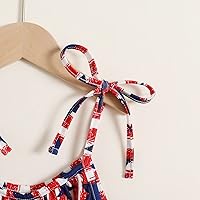 Vista 4 de YOUNGER TREE Niños Bebés Niñas Verano Tie Dye Monos Bebé Harem Correa Mameluco De Una Pieza Pantalones Ropa Tamaño 2-7 Años