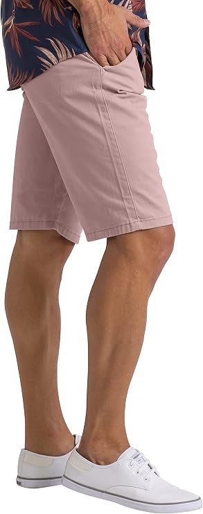 WESTACE Mens Chino Half Pants Slim Fit Classic Casual 100% 100% Cotton Flat Front Golf Beach Summer - USA Size 30W-40W
