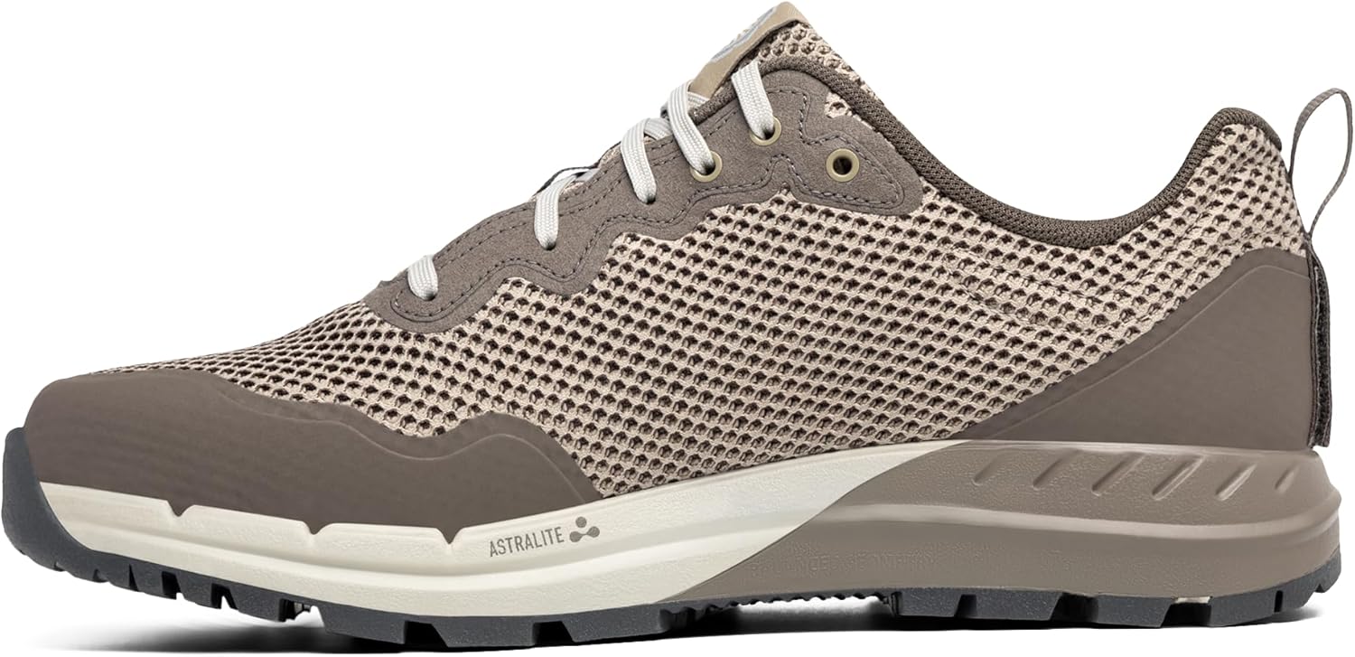 astral tr1 mesh 2.0 hiking shoes - men's & women's lightweight, breathable trail & water shoes for hiking & backpacking 12 women/11 men soil taupe