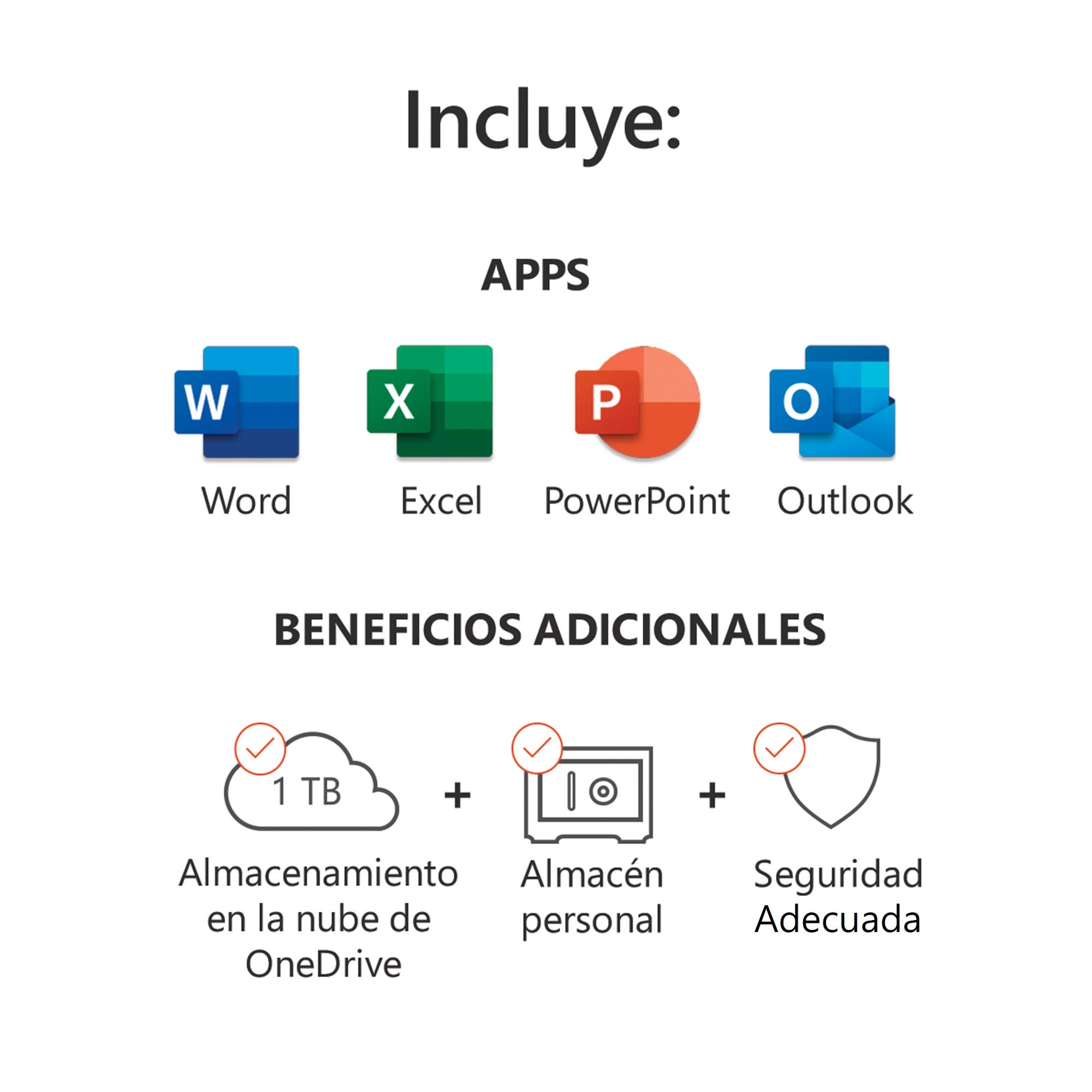 Microsoft 365 Personal Suscripción anual 1 PC Mac tableta iPad Android Windows teléfono