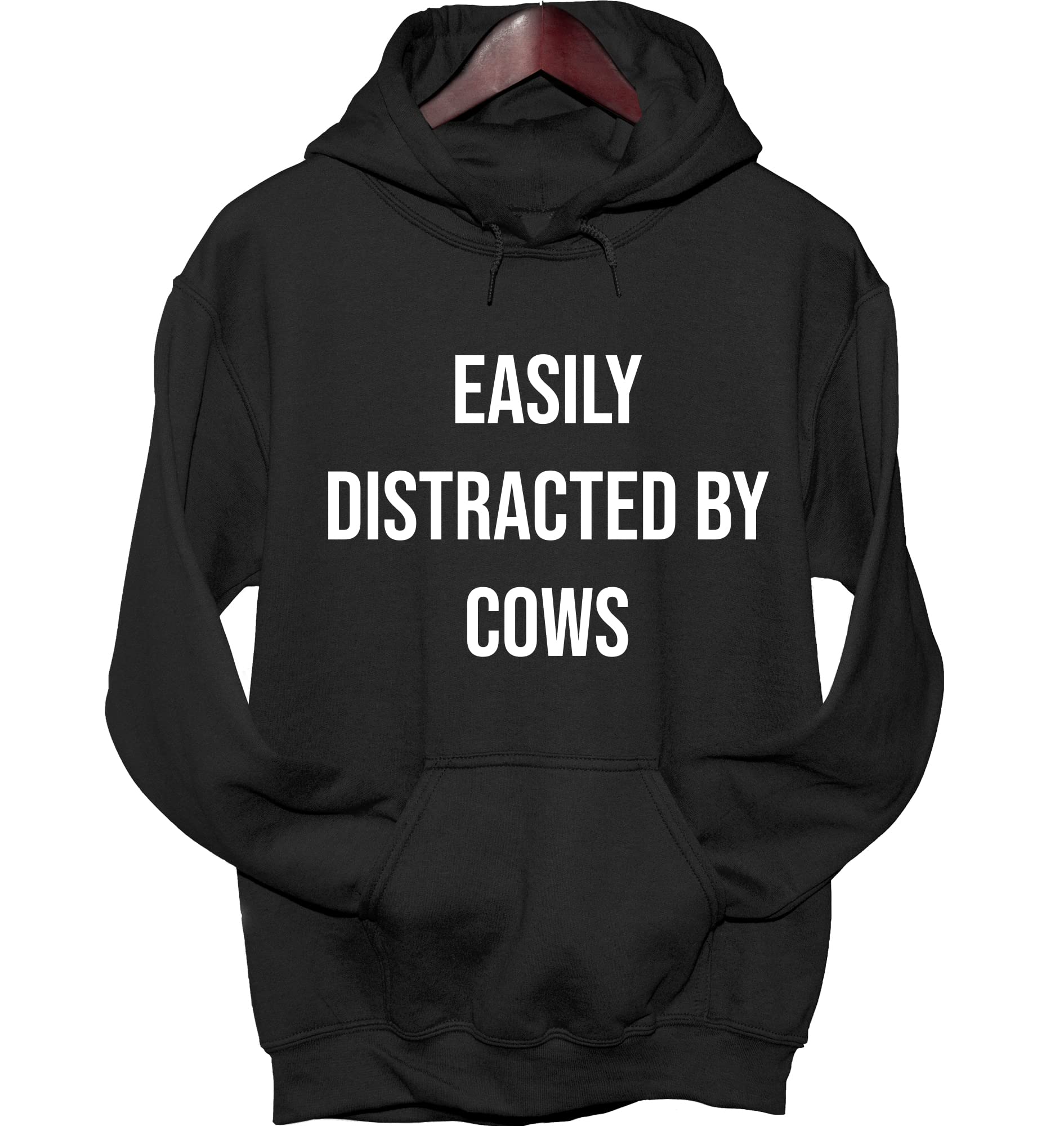 Easily Distracted by Cows Hoodie