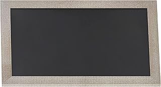 HBCY Creations 24" X 36" Weathered Lightwash Solid Wood Frame Wall Chalkboard, Magnetic Surface,