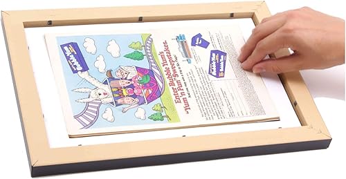 Miniatura 4 de Creative Picture Frames Marco de teatro negro de 8.5 x 11bk-b con paspartú negro, capacidad para soportes de 5.5 x 8.5 pulgadas con colgador y