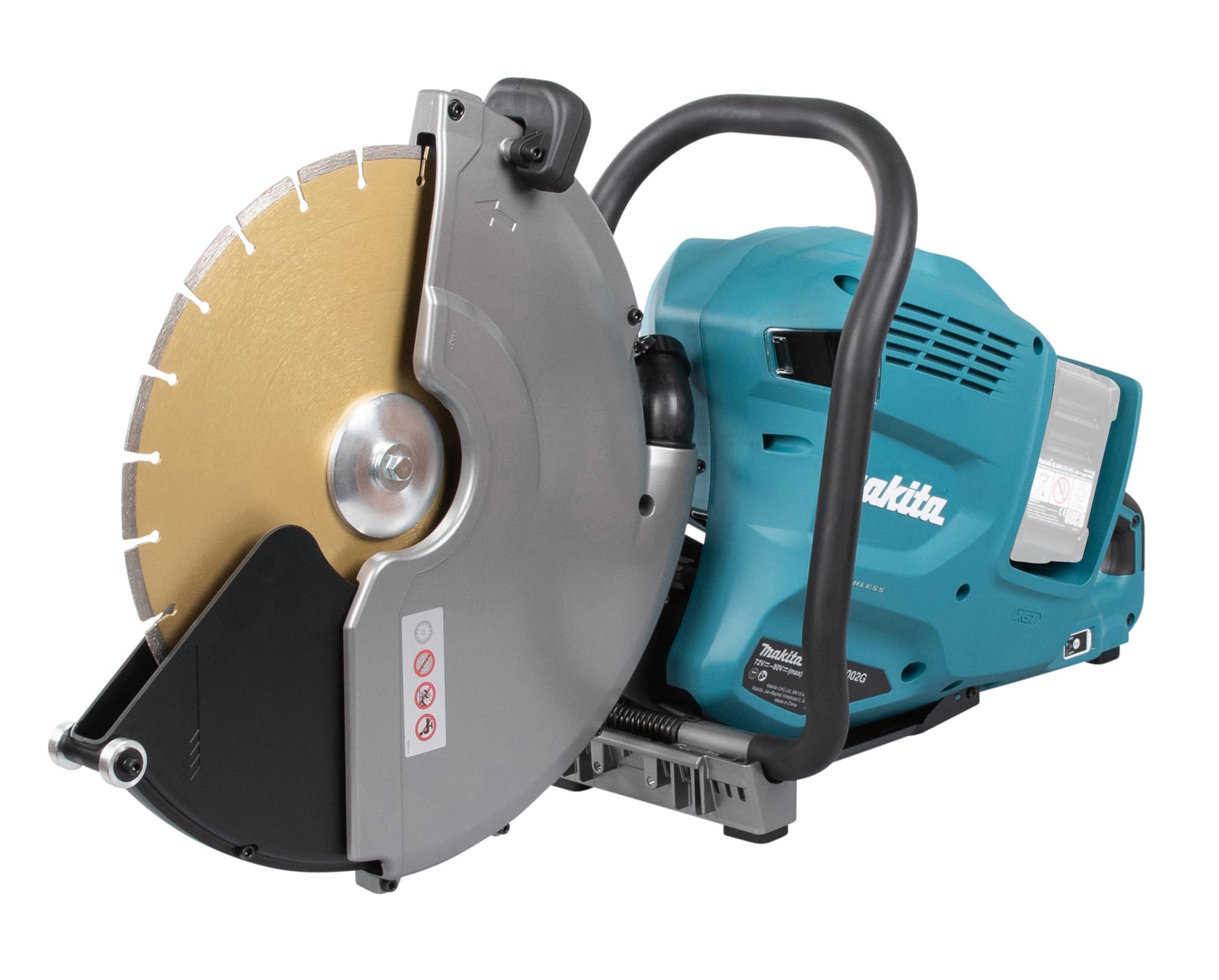 Makita CE002GZ01 Twin 40V Max (80V) Li-ion XGT Brushless 355mm Power Cutter - Batterie e caricabatterie non inclusi