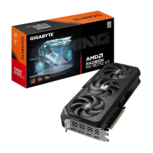 GIGABYTE Radeon RX 9070 XT Gaming OC 16G Graphics Card