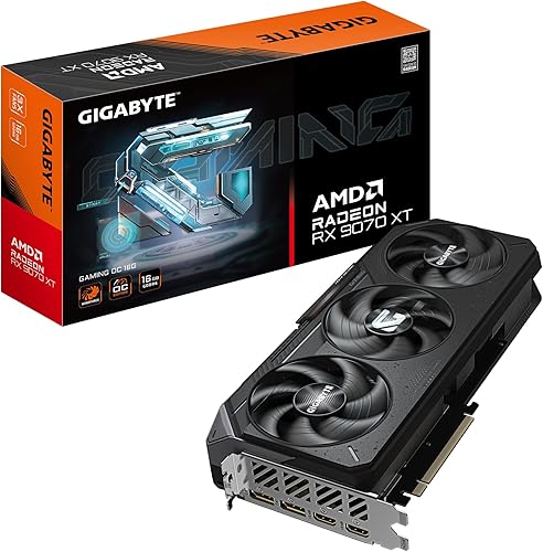 Vista 20 de GIGABYTE Tarjeta gráfica Radeon RX 7700 XT Gaming OC 12G, 3 ventiladores WINDFORCE de 12 GB 192 bits GDDR6, tarjeta de video GV-R77XTGAMING OC-12GD