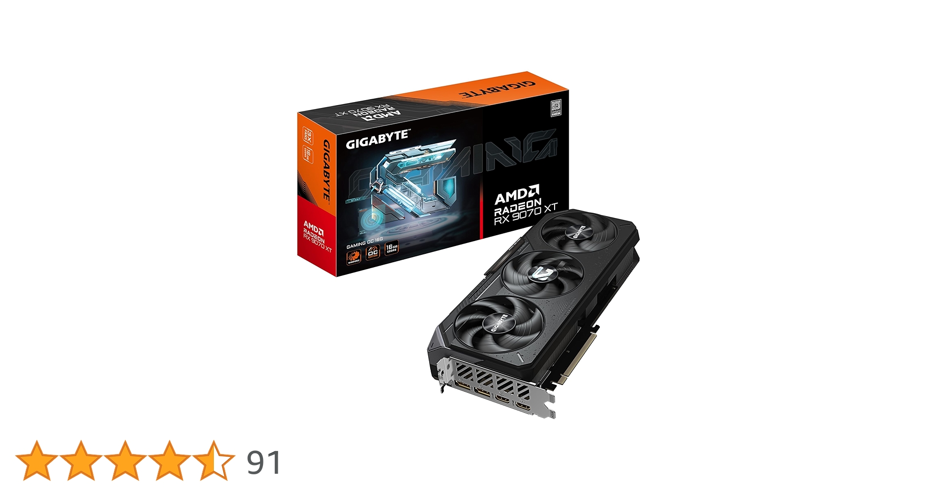 グラフィックボード・グラボ・ビデオカード GIGABYTE Radeon RX 9070 GAMING OC 16G Amazon | Gigabyte Radeon RX 9070 XT GAMING OC 16G
