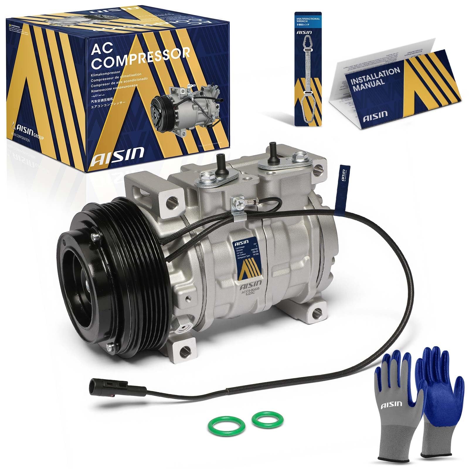 Amazon.com: AISIN AFTERMARKET ACCS-00635 Air Conditioning AC